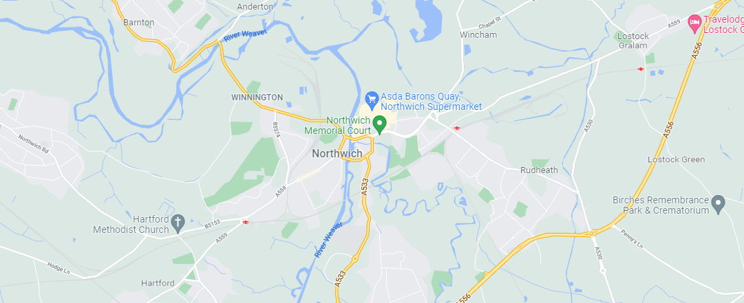 Northwich Cleaner Map