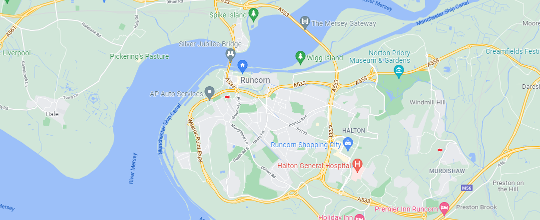 Runcorn Cleaner Map