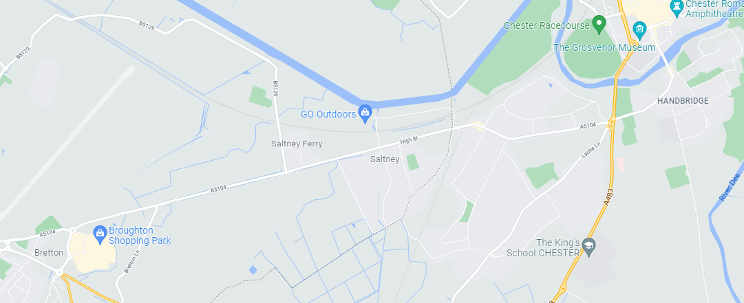 Saltney Cleaner Map